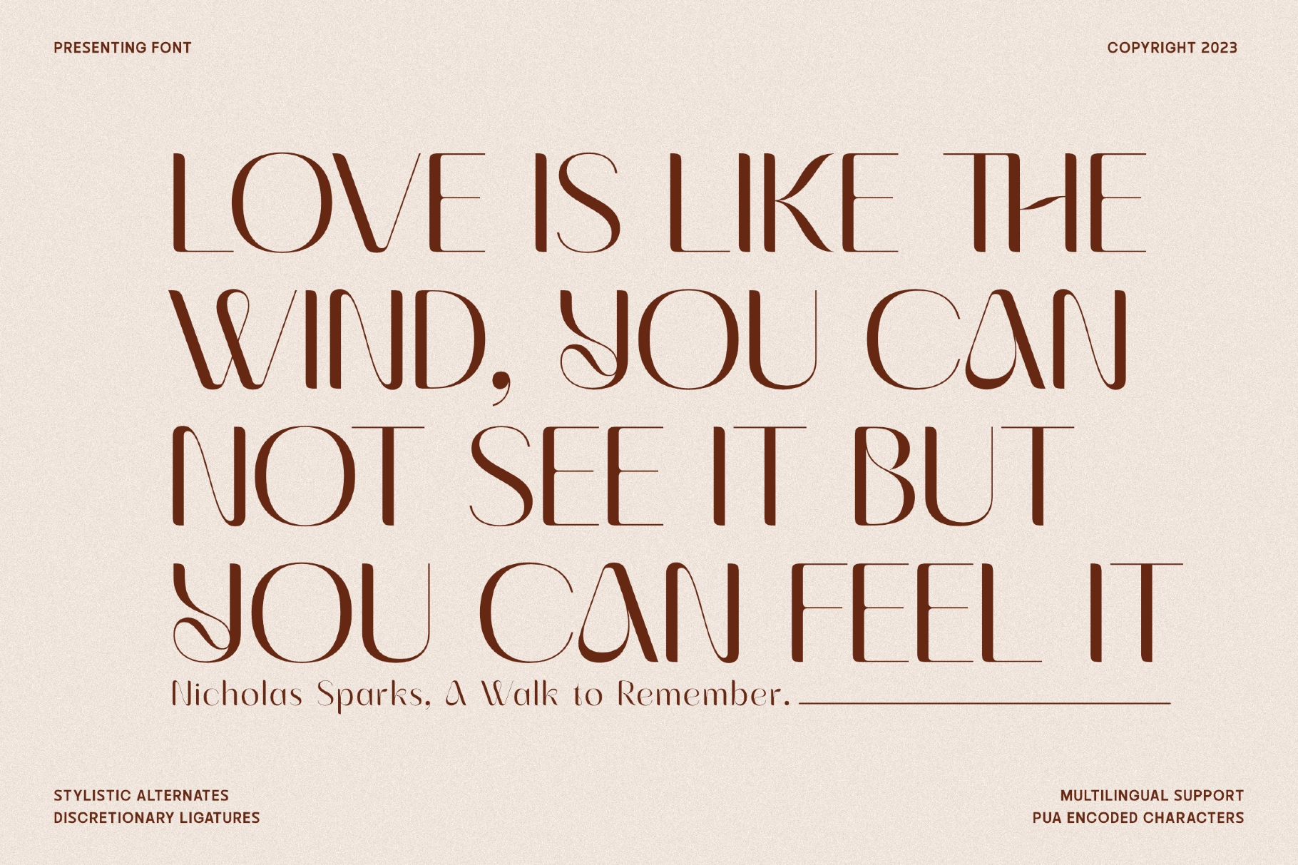 Lovan — Elegant Display Serif Font