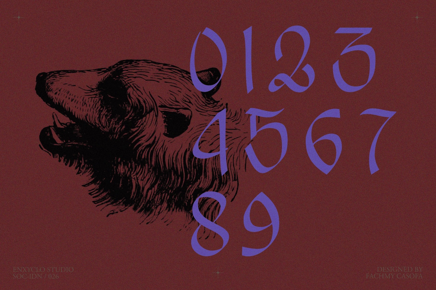 EMXAGE ALDSYB — Modern Medieval Blackletter Font