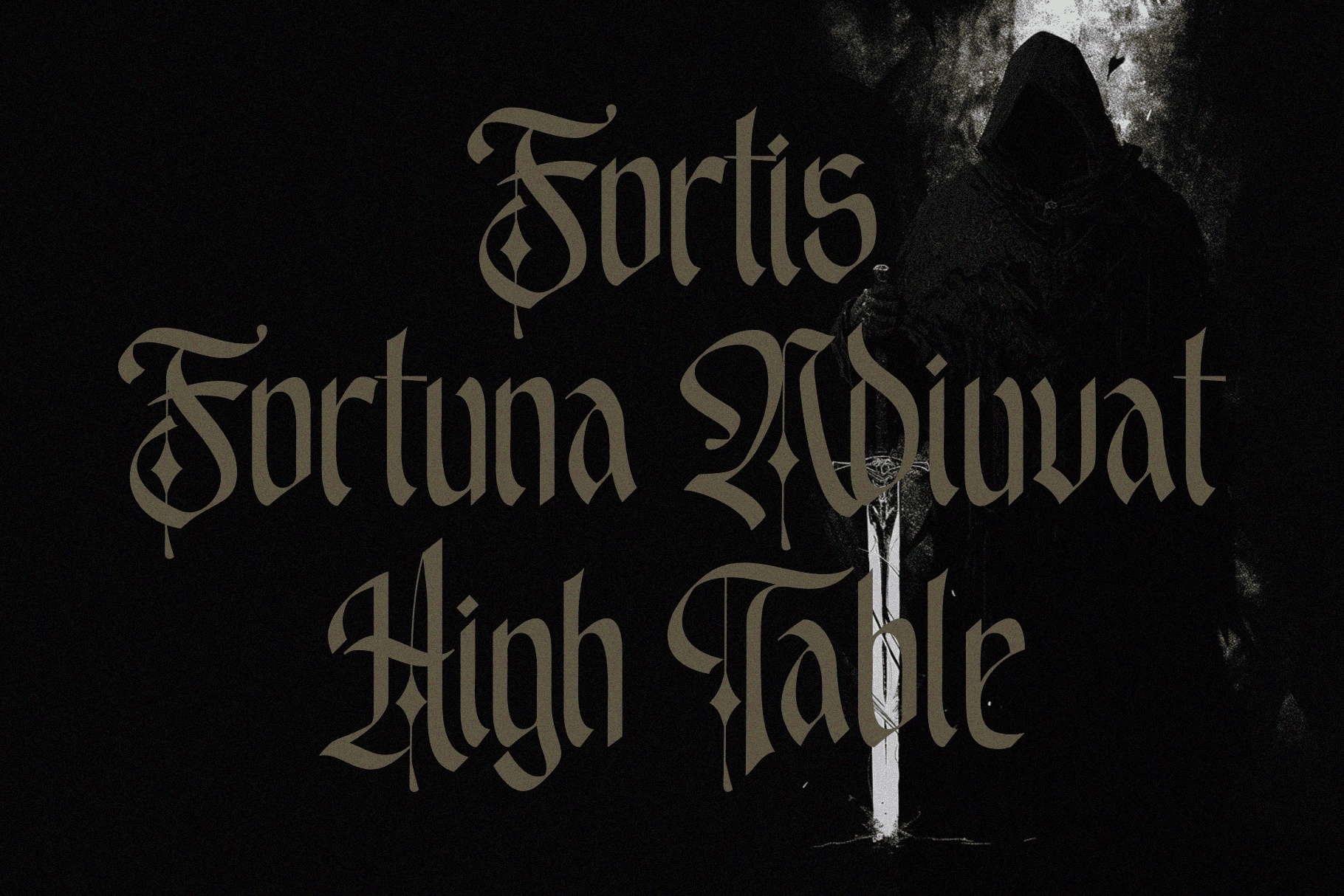 EMXAGE ALDSYB — Modern Medieval Blackletter Font