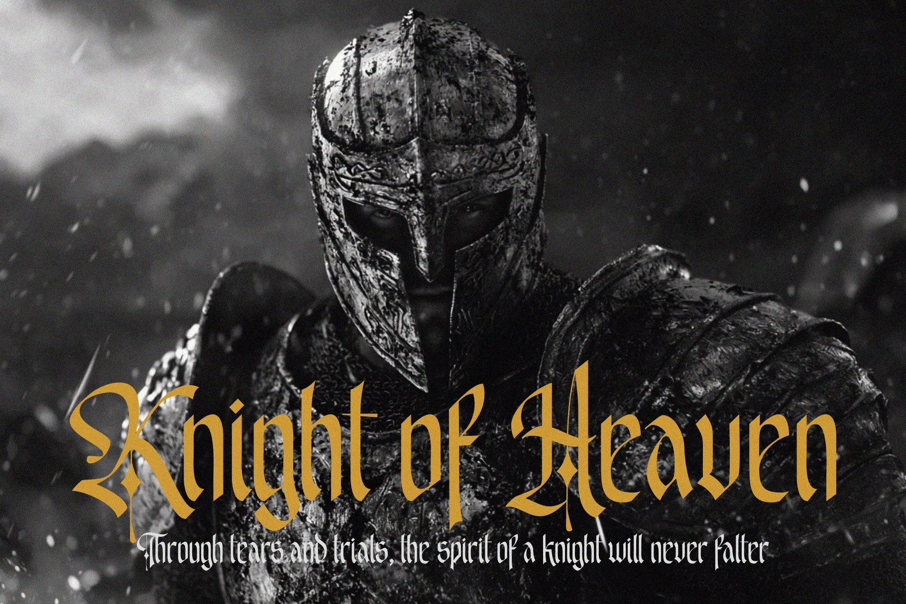 EMXAGE ALDSYB — Modern Medieval Blackletter Font