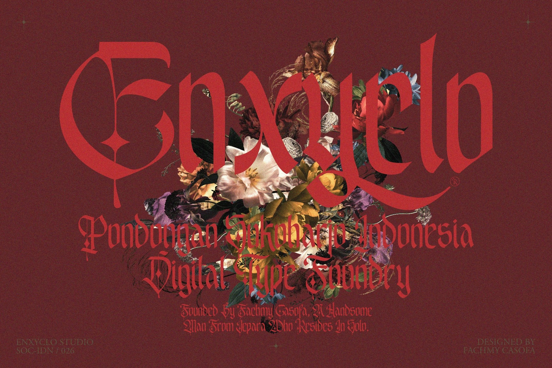 EMXAGE ALDSYB — Modern Medieval Blackletter Font