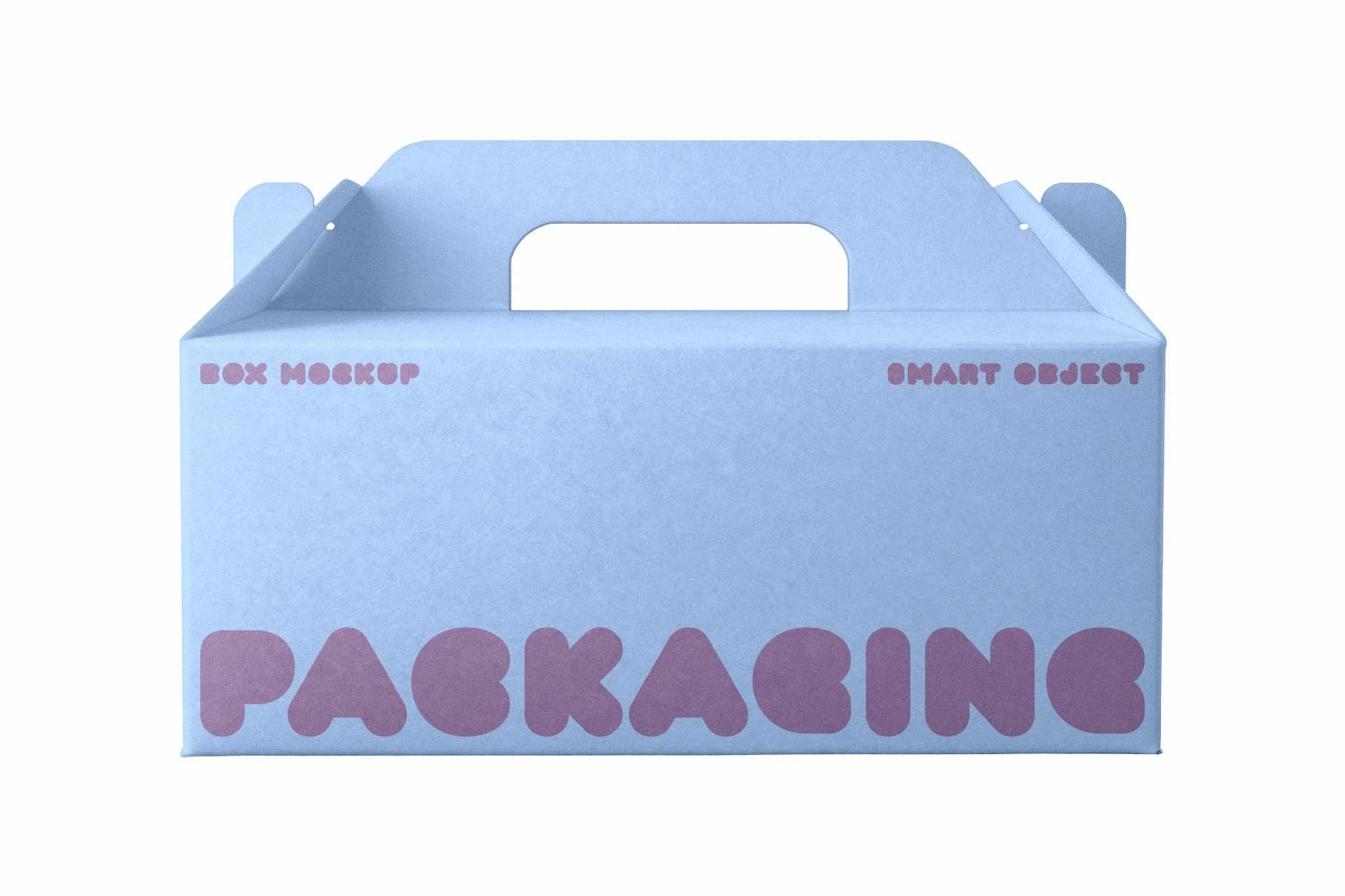 Takeaway Gable Box Mockup