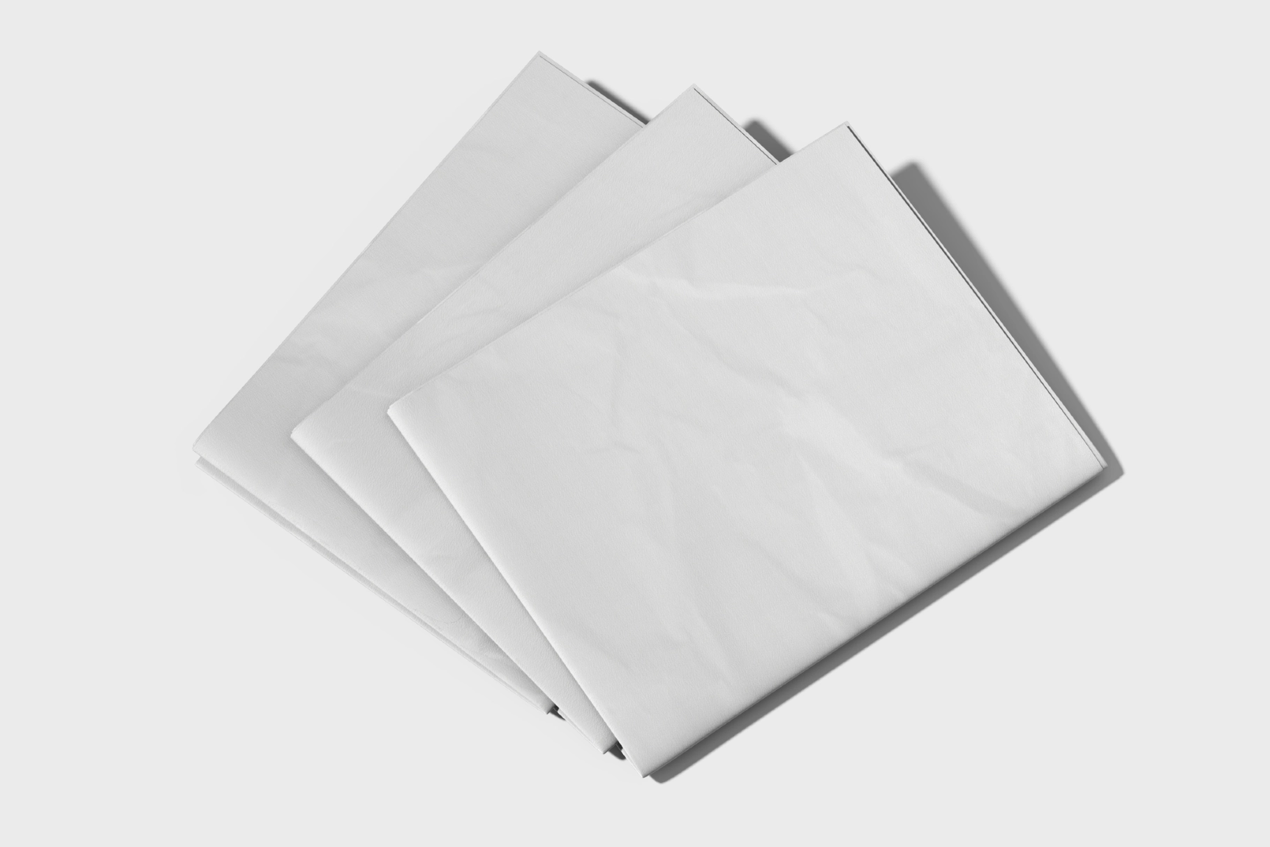 Folded Pages Newspaper Mockup