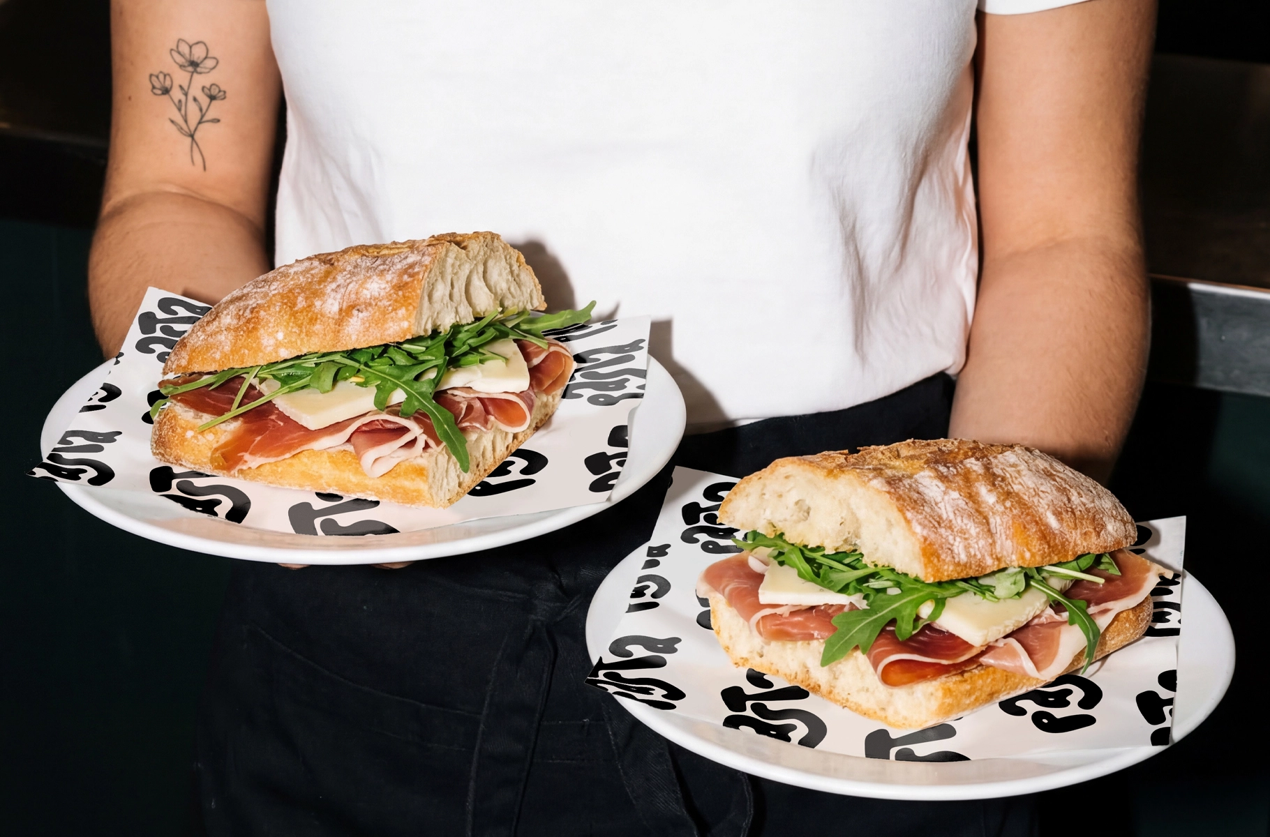 Food Packaging Deli Paper Mockup