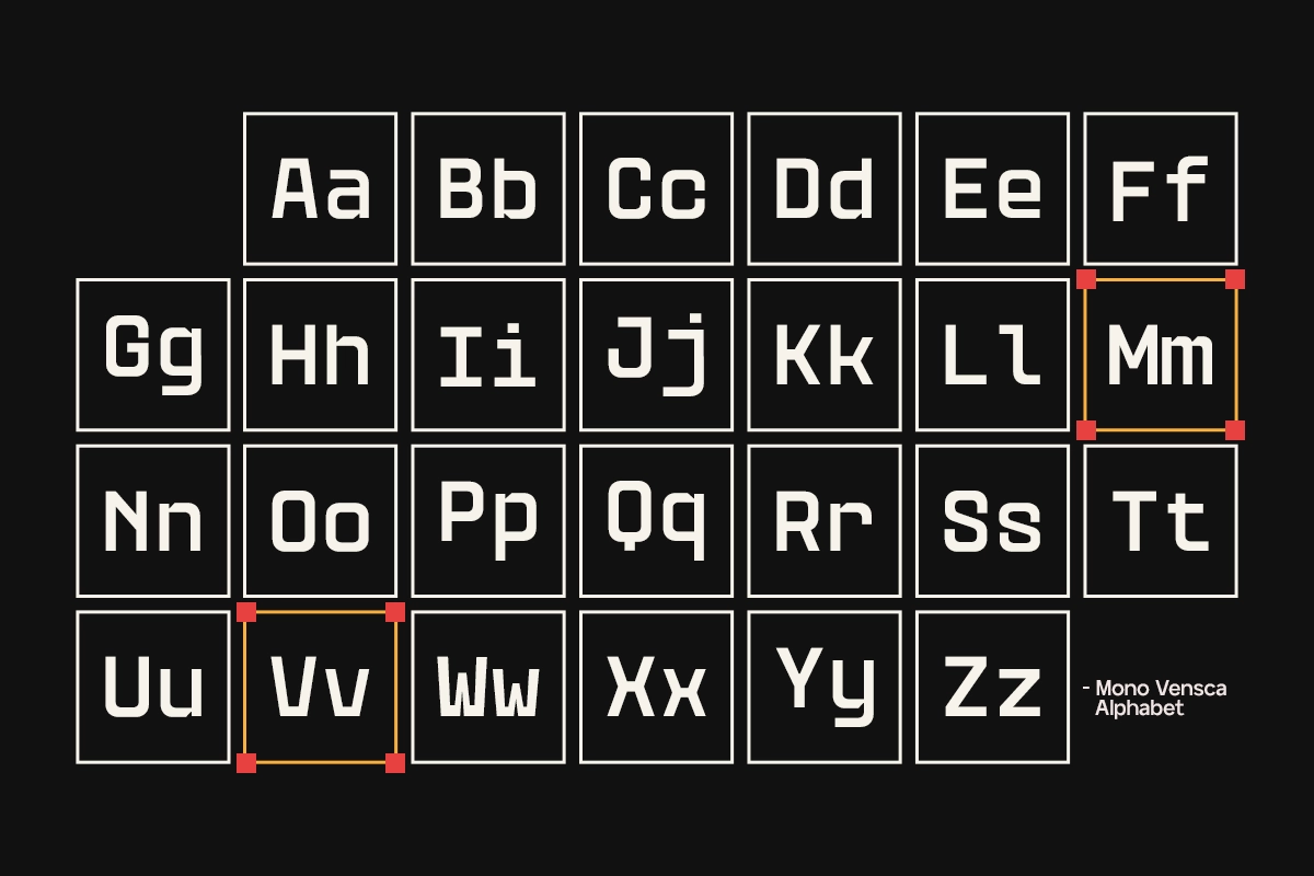 GC Vensca Mono - Modern Monospace Font