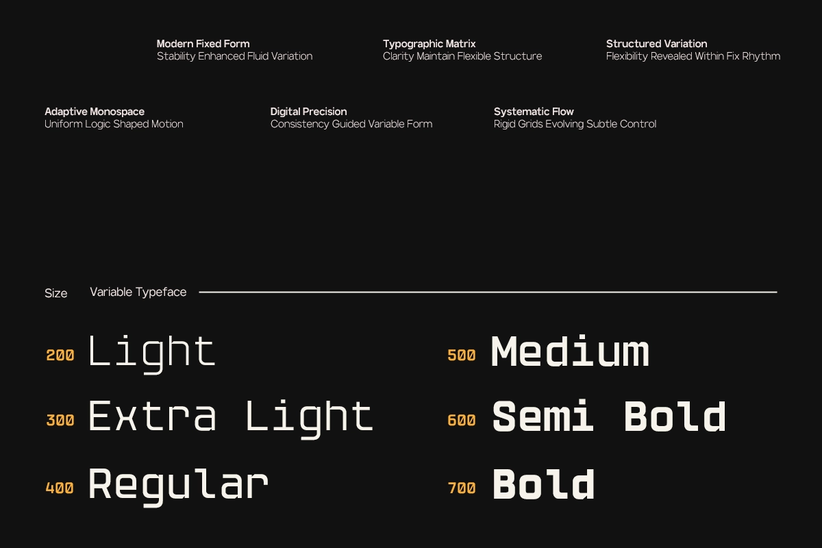 GC Vensca Mono - Modern Monospace Font