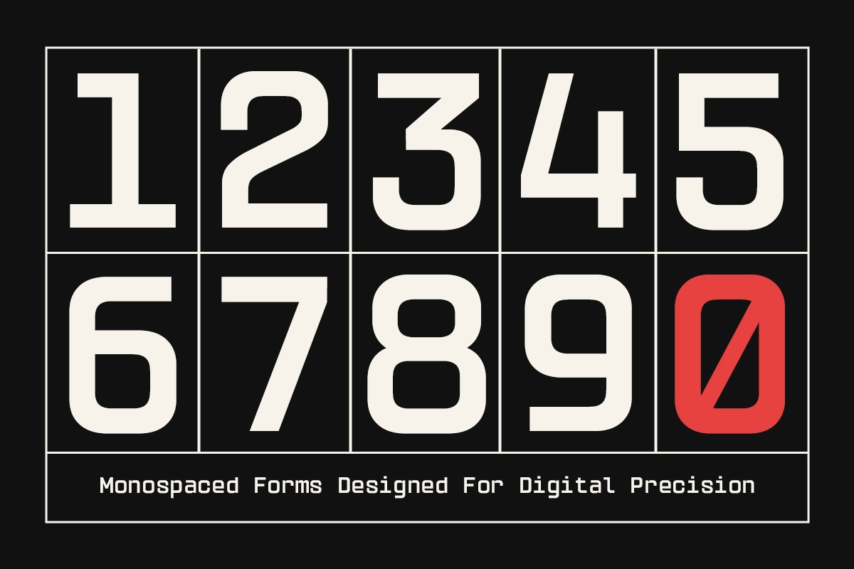 GC Vensca Mono - Modern Monospace Font