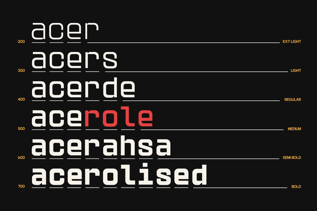 GC Vensca Mono - Modern Monospace Font