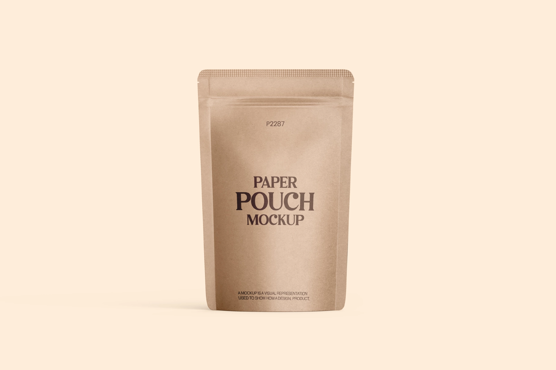 Kraft Paper Stand-Up Pouch Mockup Bundle