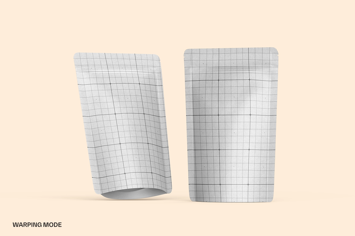 Kraft Paper Stand-Up Pouch Mockup Bundle