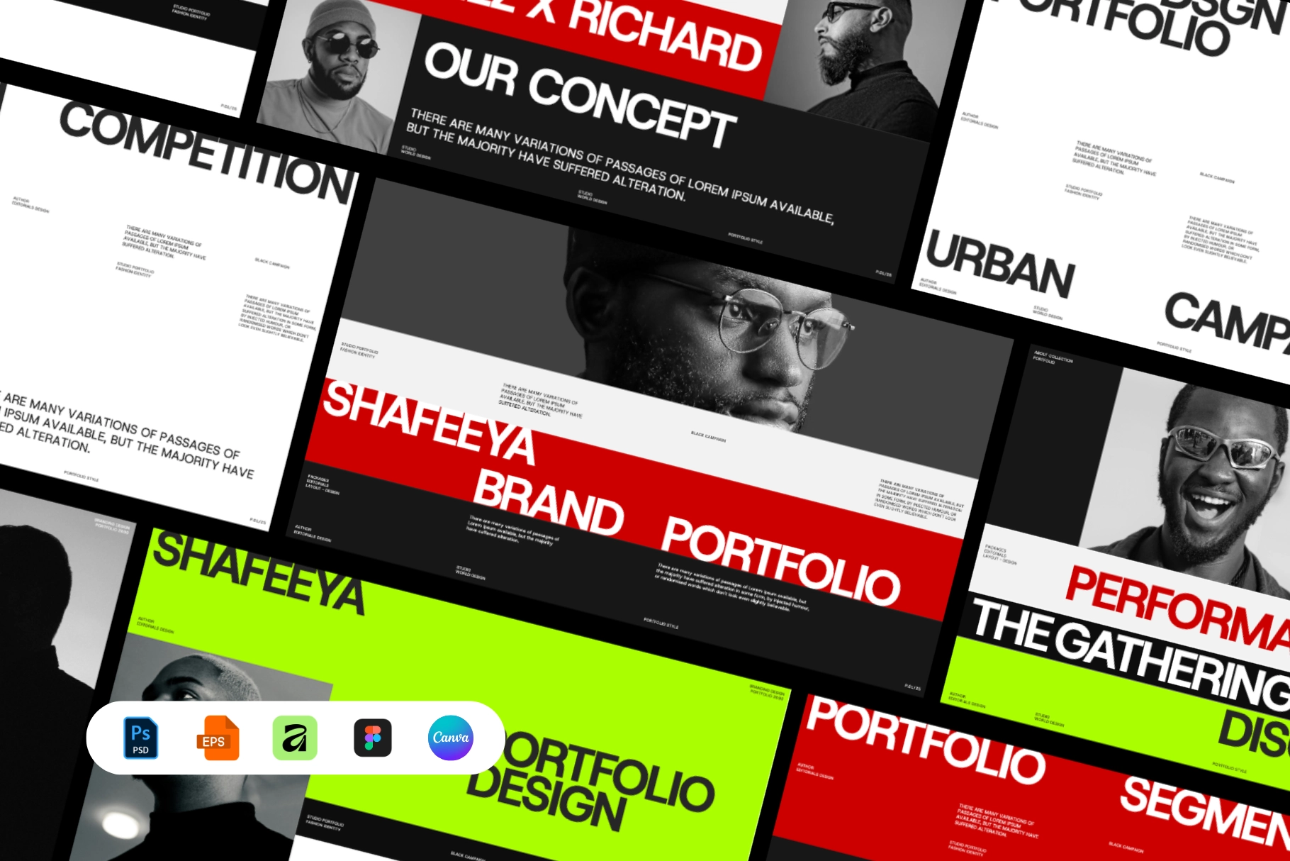 Shaveeya - Modern Brand Portfolio Template Bundle