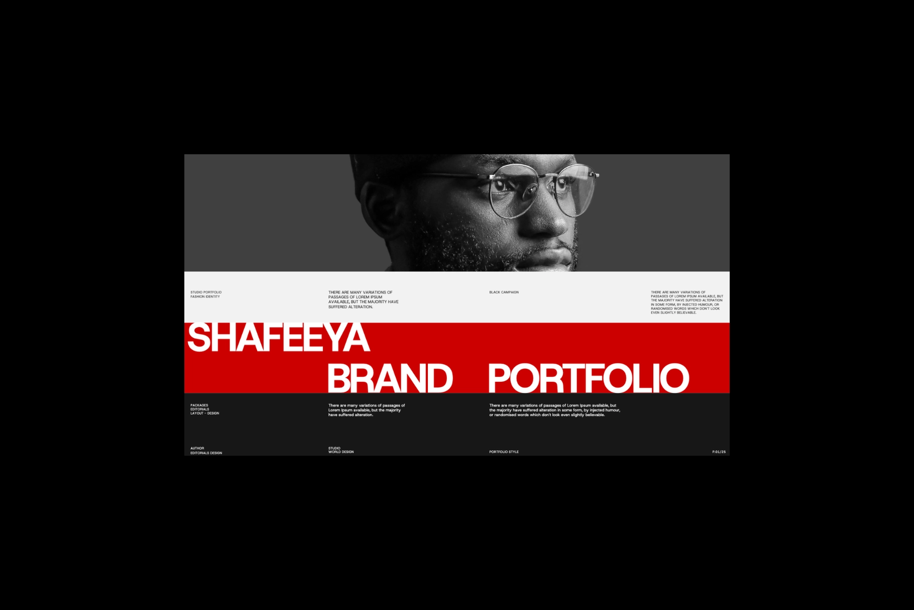 Shaveeya - Modern Brand Portfolio Template Bundle