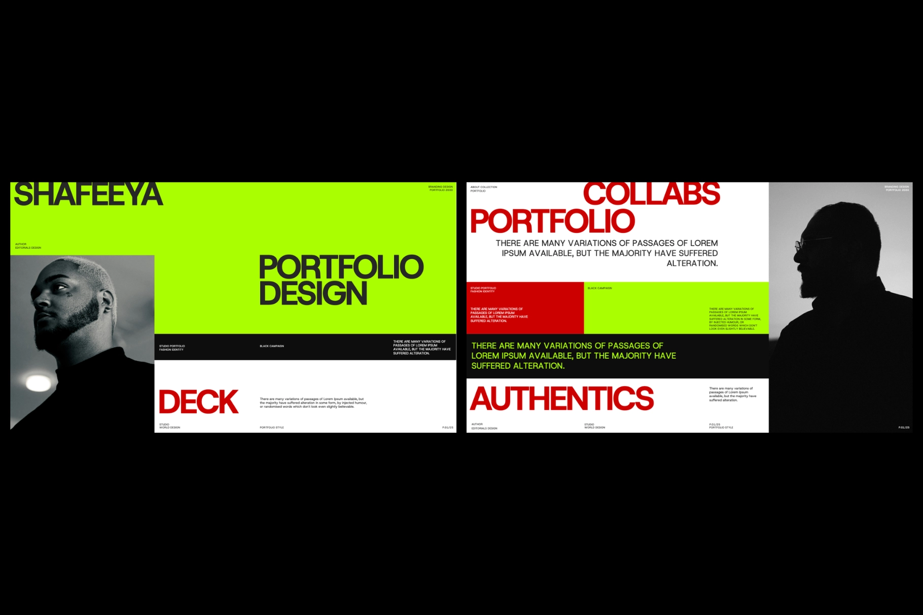 Shaveeya - Modern Brand Portfolio Template Bundle