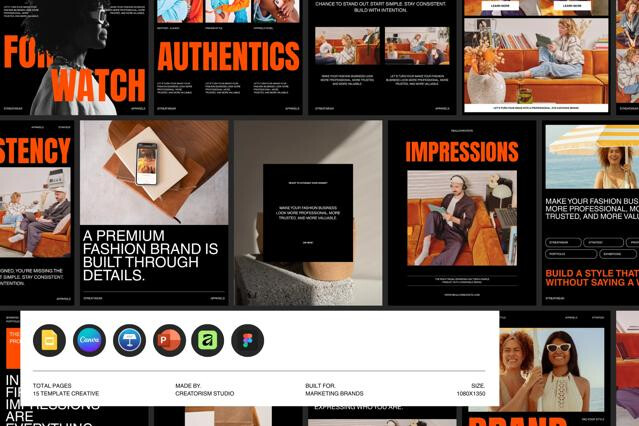 Fashion Brand Social Media Templates Pack