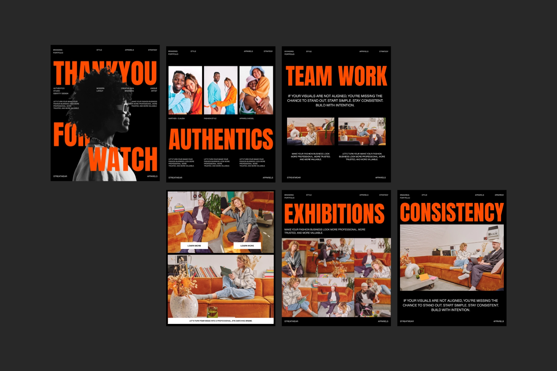 Fashion Brand Social Media Templates Pack