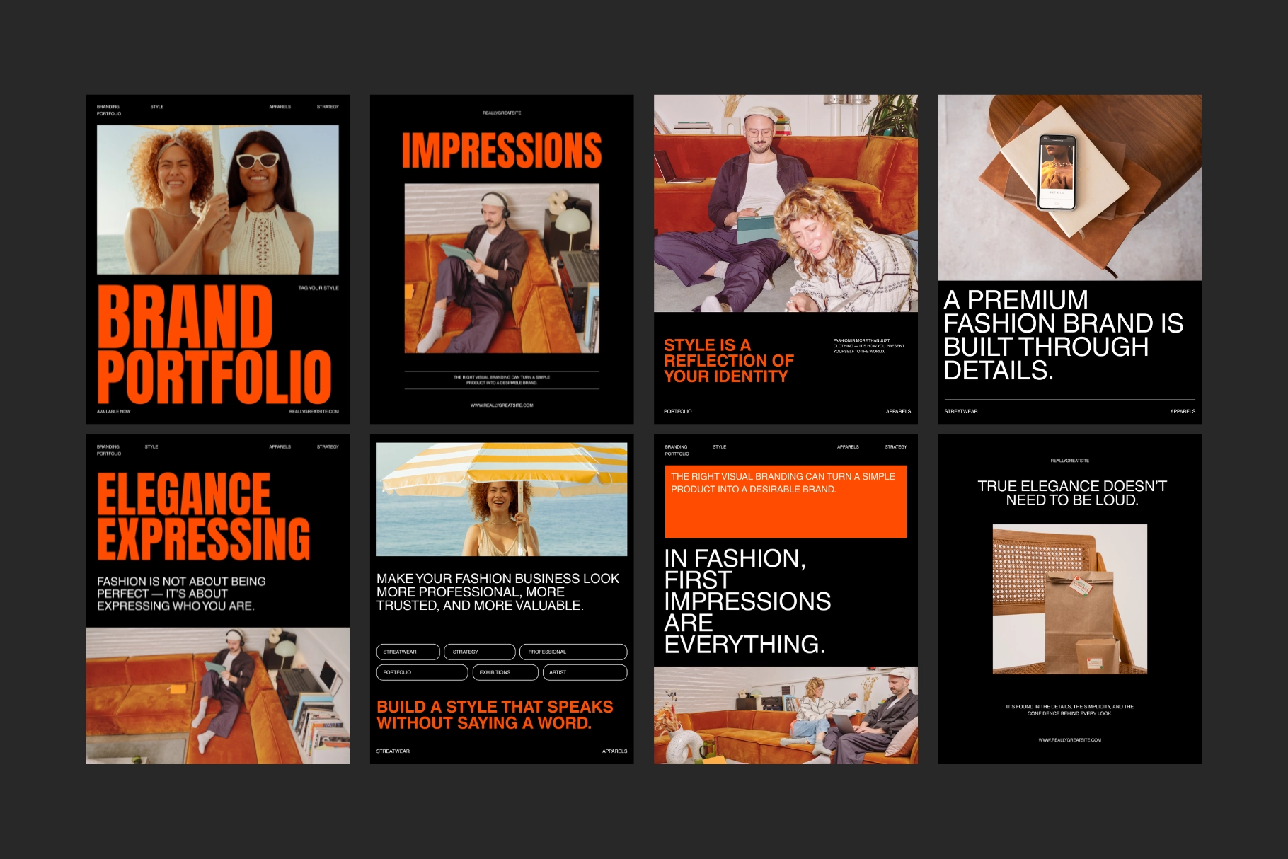 Fashion Brand Social Media Templates Pack