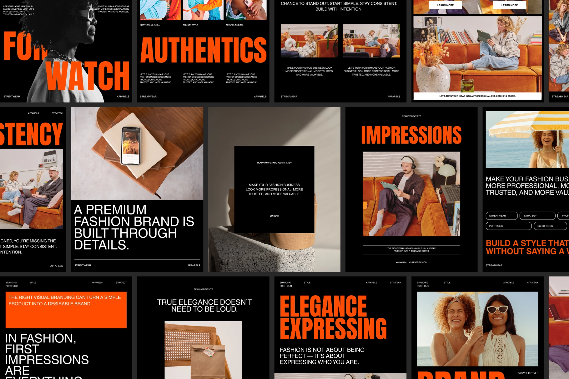 Fashion Brand Social Media Templates Pack