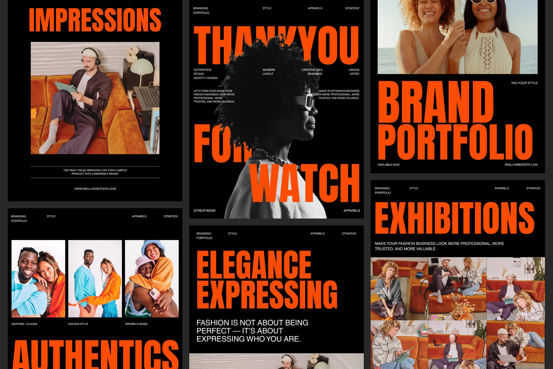 Fashion Brand Social Media Templates Pack