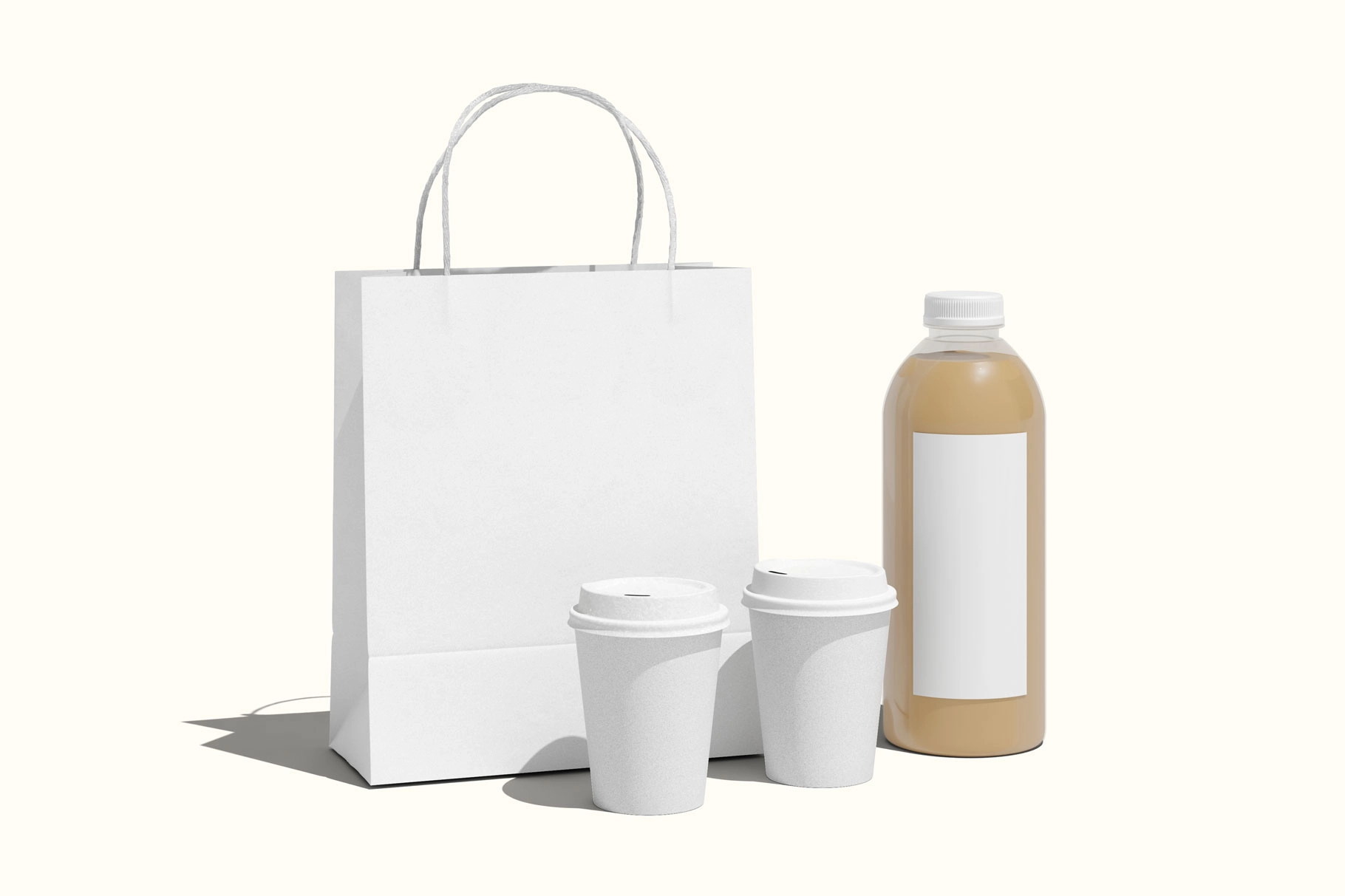 Takeaway Coffee Packaging Mockup Set