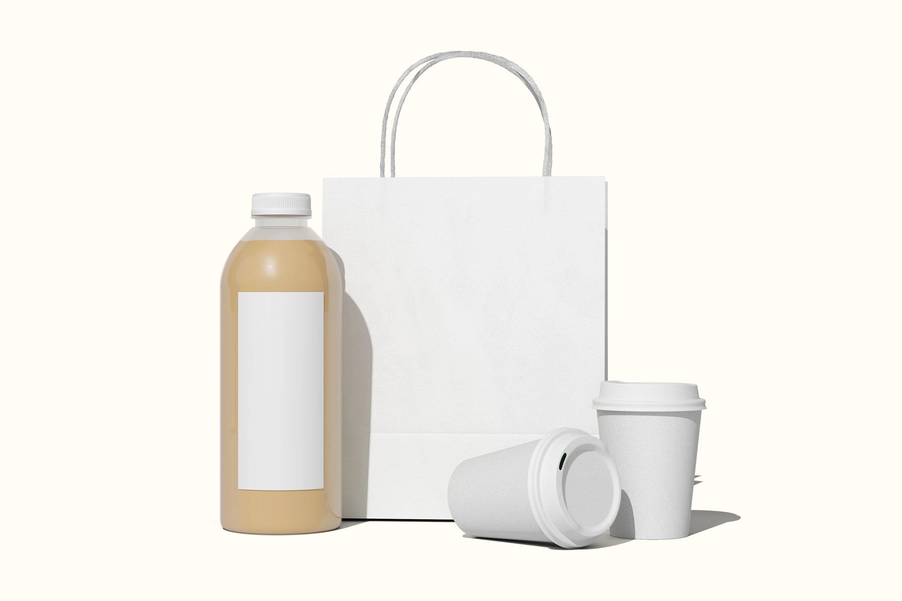 Takeaway Coffee Packaging Mockup Set