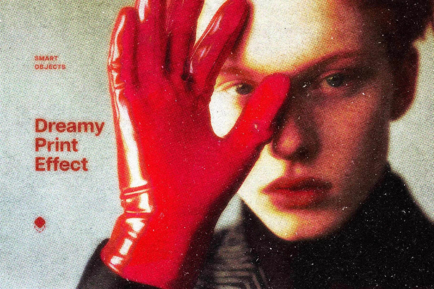 Dreamy Halftone Print Photo Effect