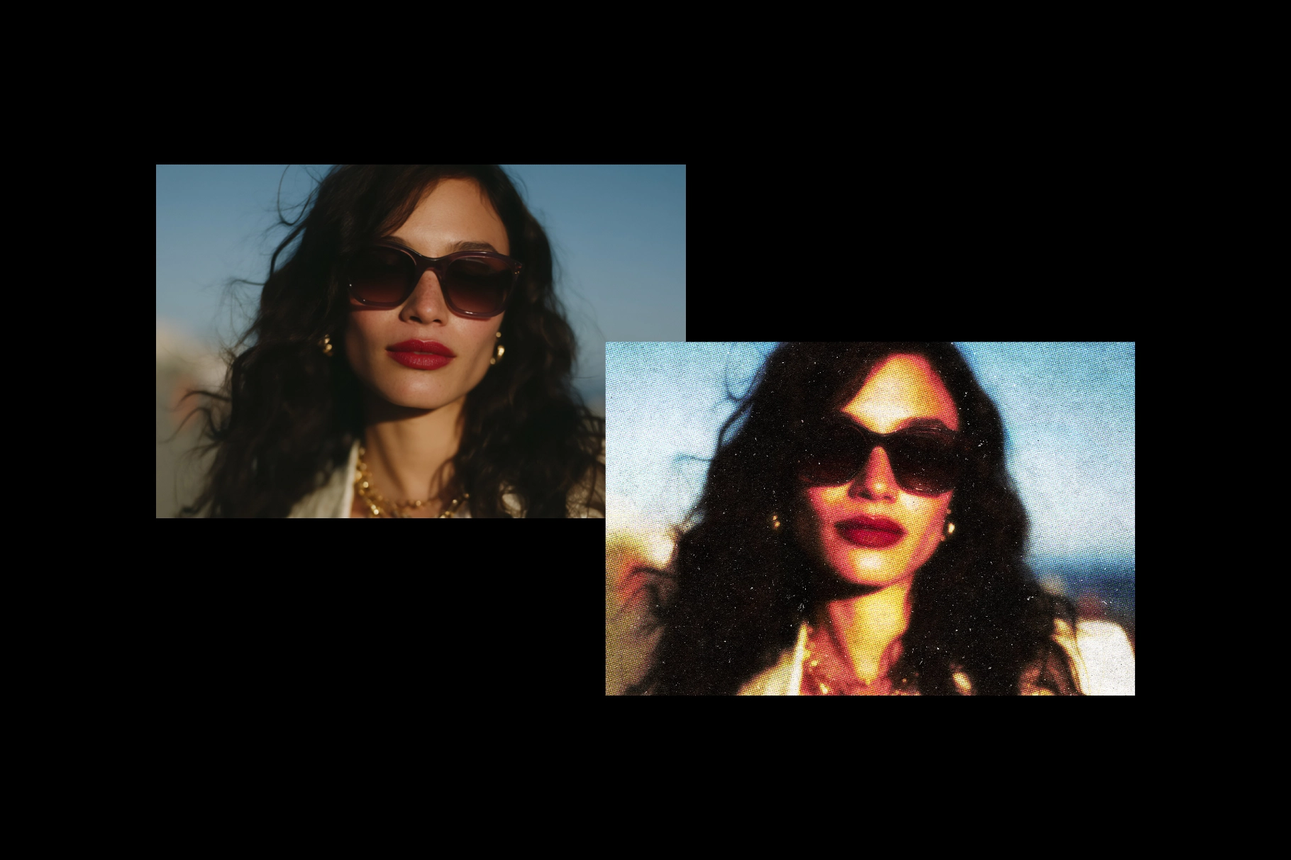 Dreamy Halftone Print Photo Effect