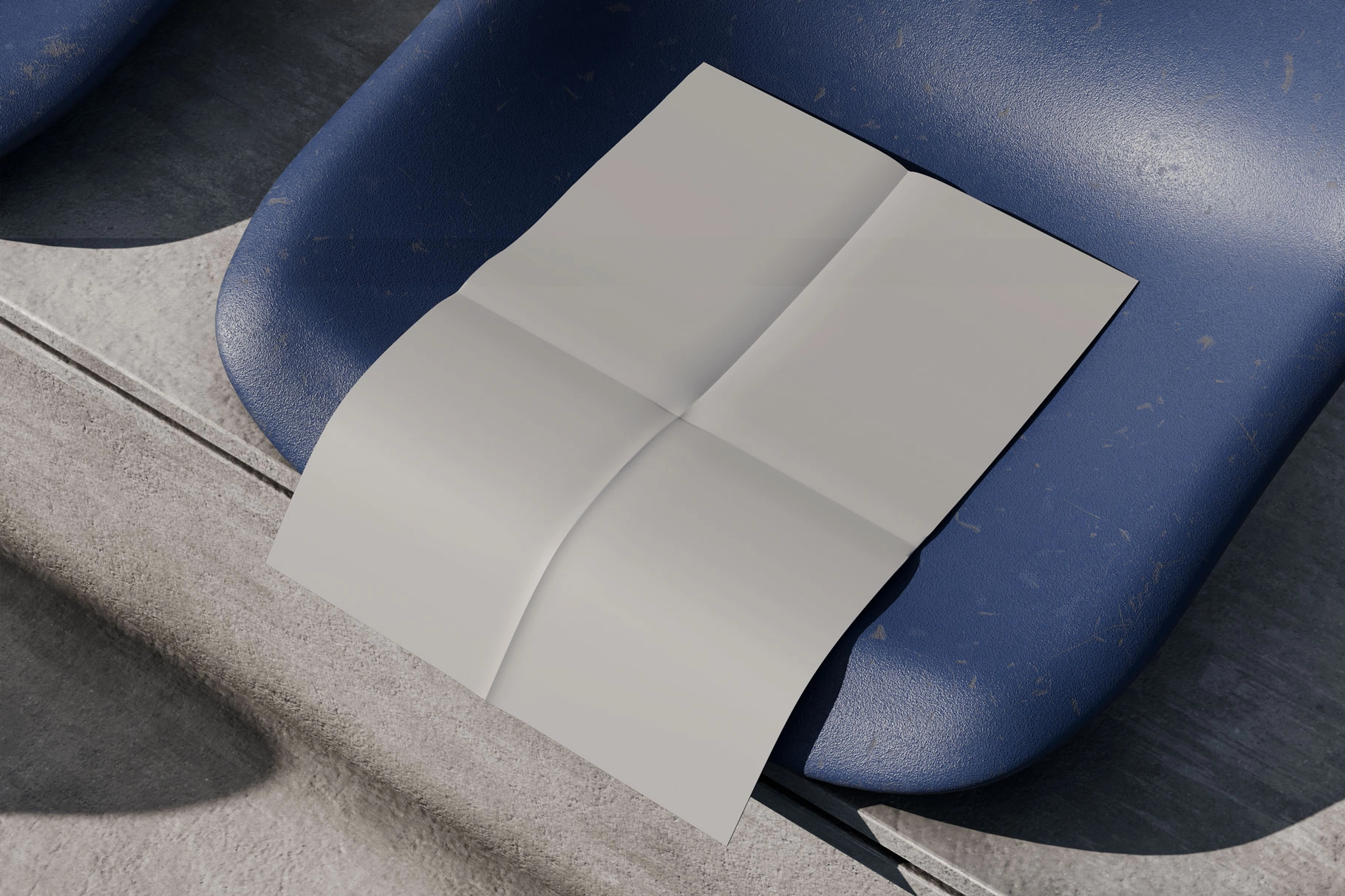 Folded Sport Event Poster Mockup