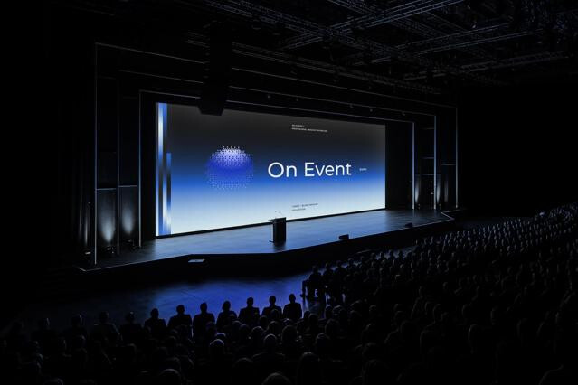 Conference Stage Screen Mockup