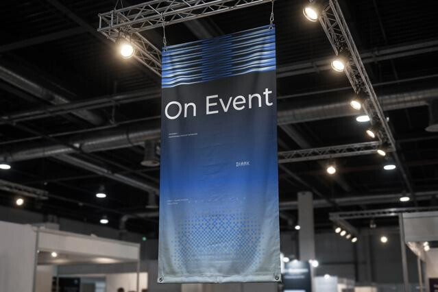 Hanging Vertical Banner Mockup