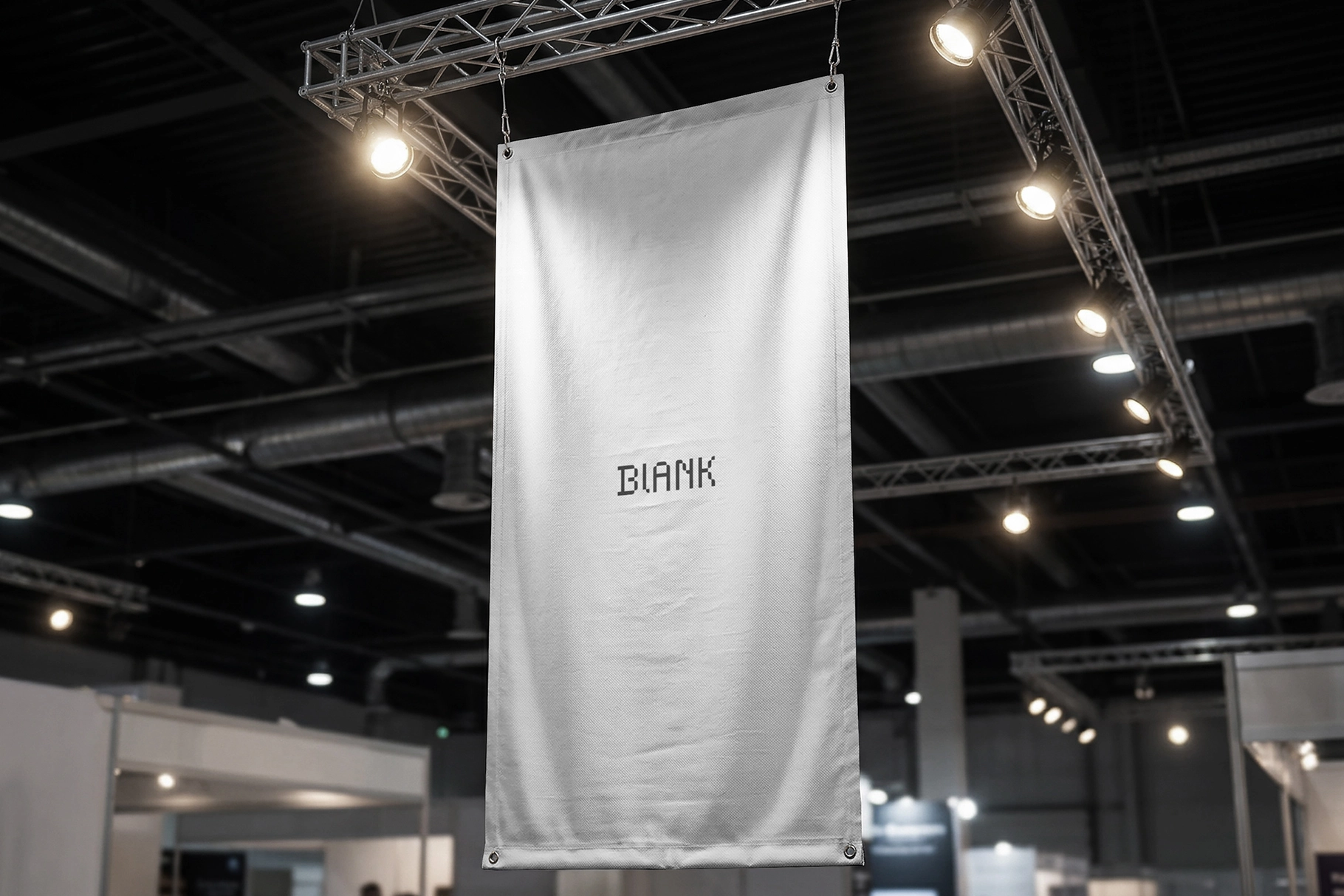 Hanging Vertical Banner Mockup