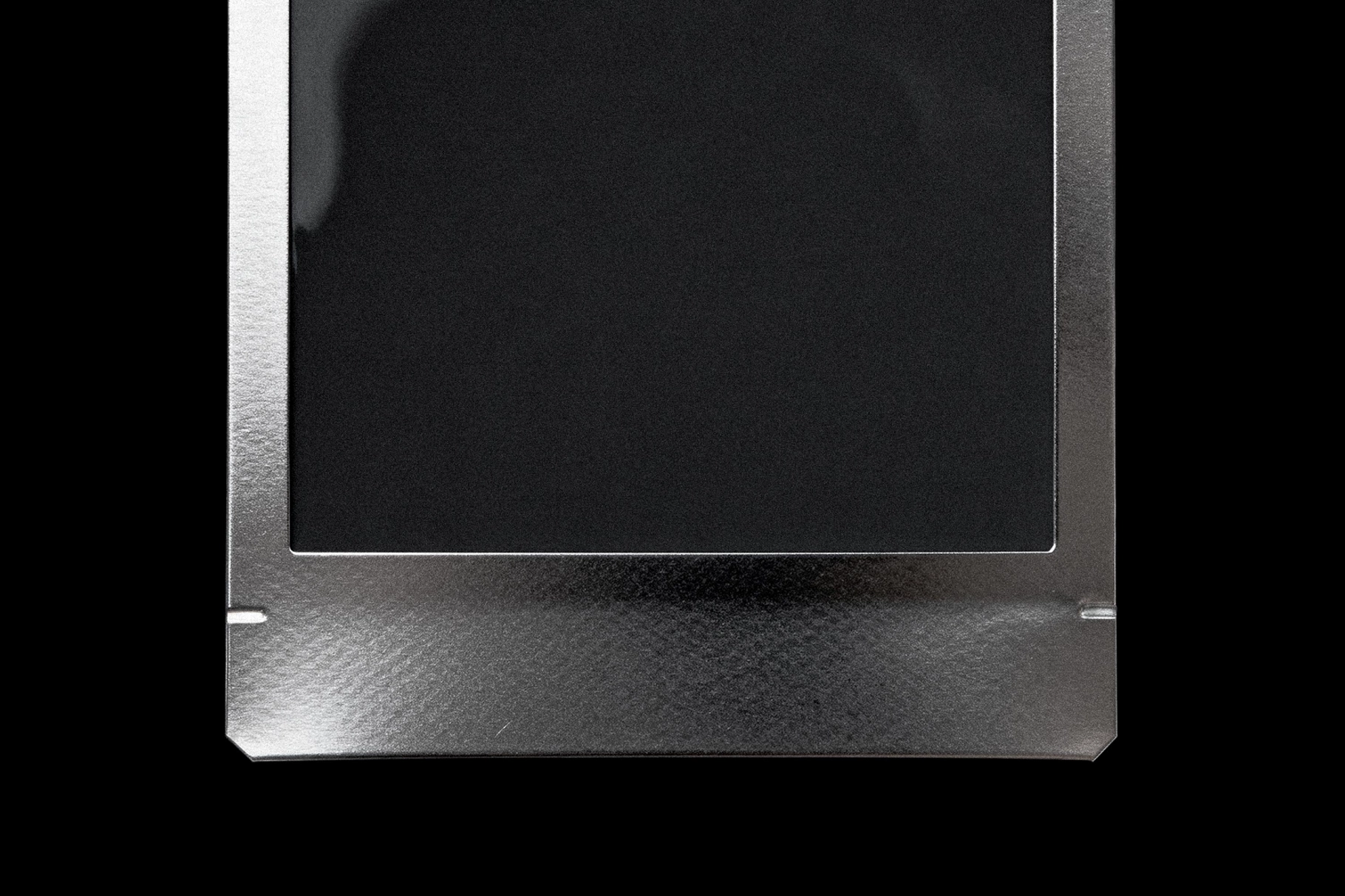 Polaroid Photo Mockup with Metallic Frame