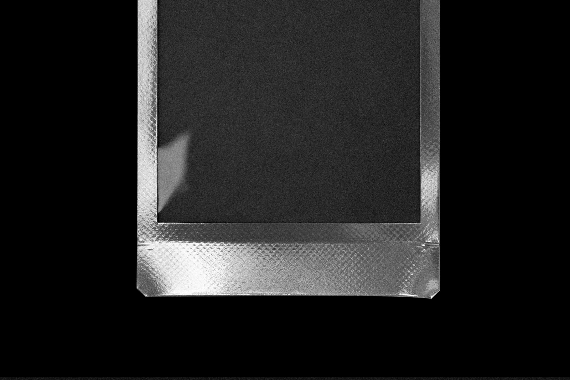 Polaroid Mockup with Holographic Frame