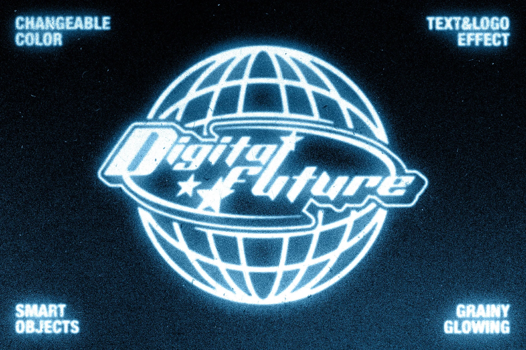 Hazy Grain Text Effect