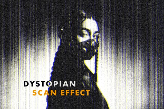 Dystopian Scan Effect