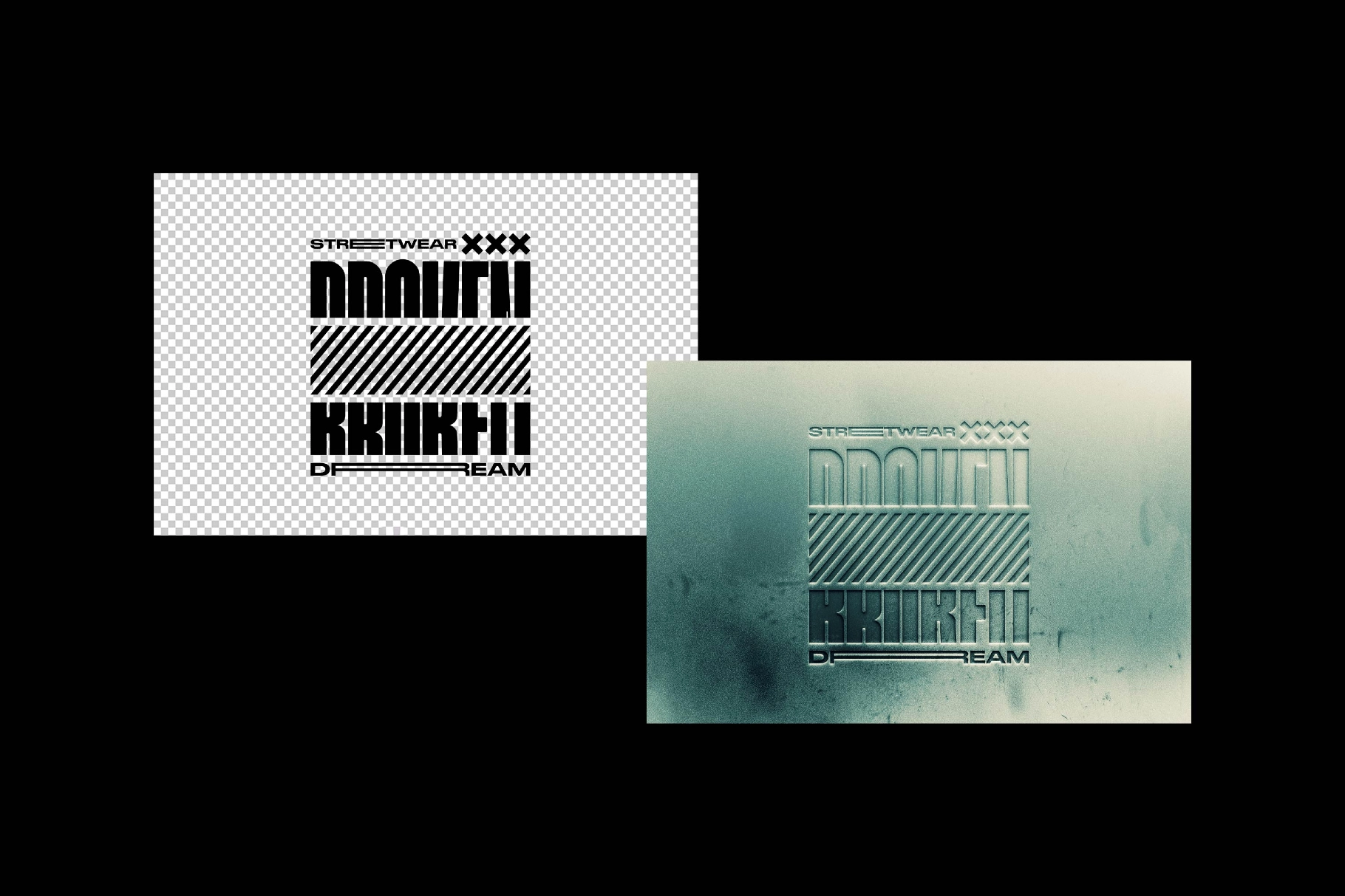 Metallic Deboss Mockup