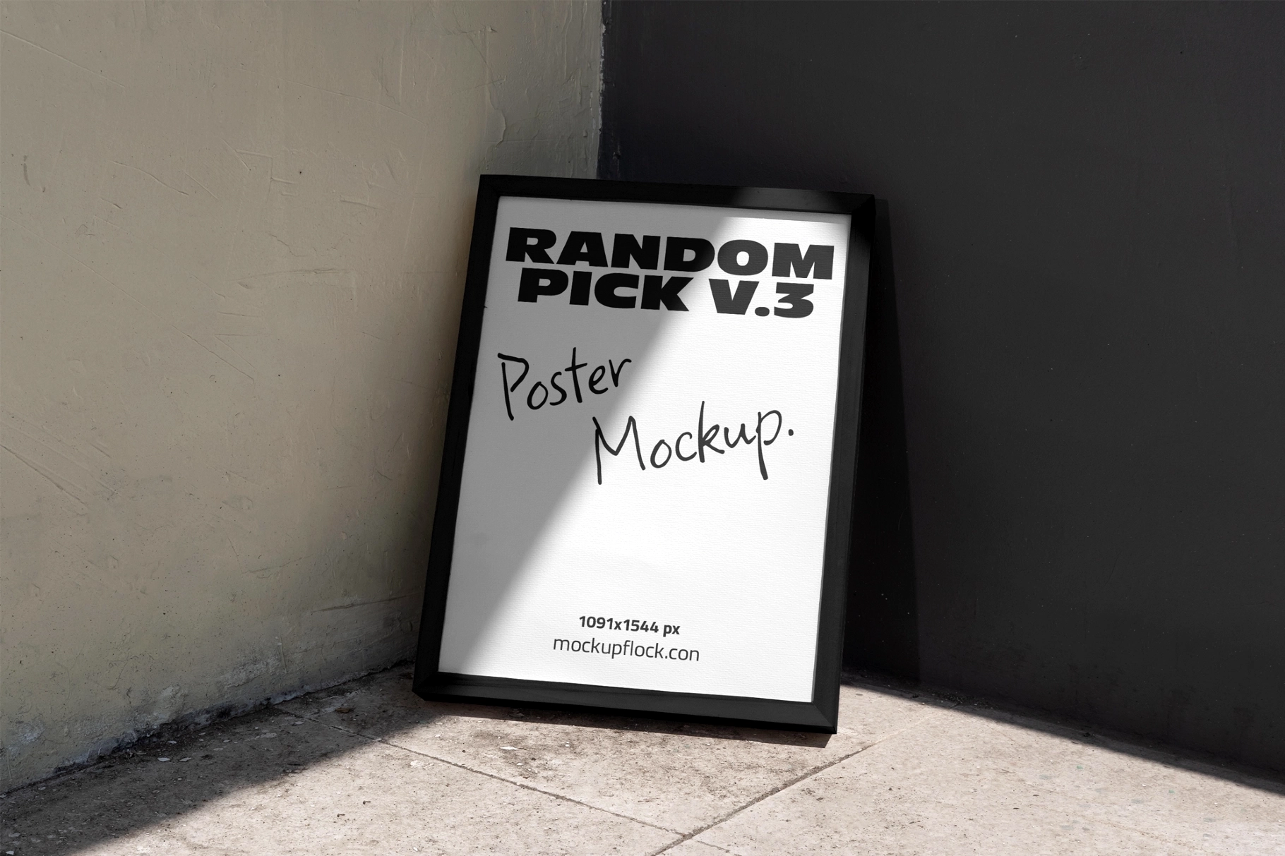 RP V.3 Minimal Poster Frame Mockup