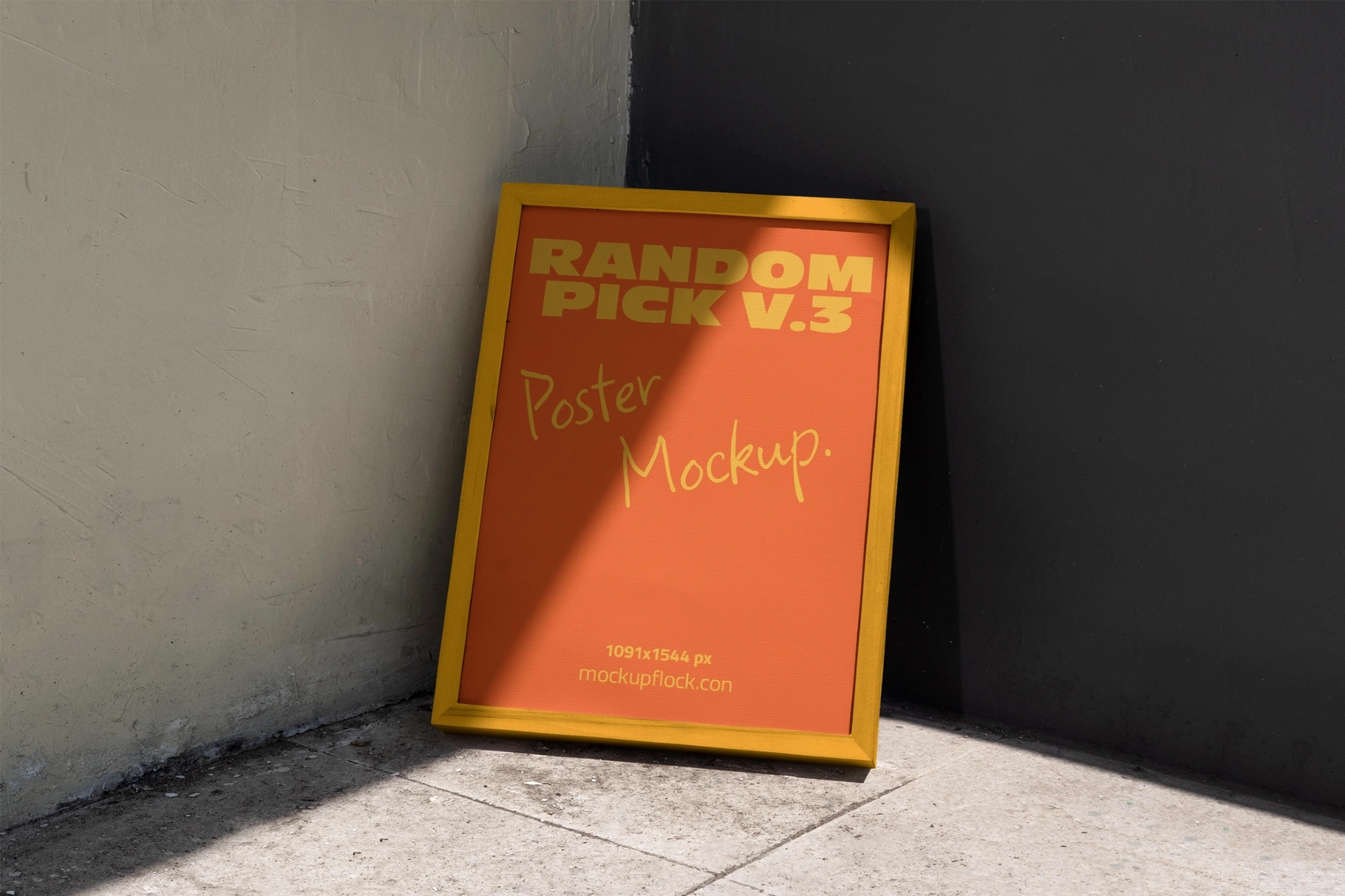 RP V.3 Minimal Poster Frame Mockup