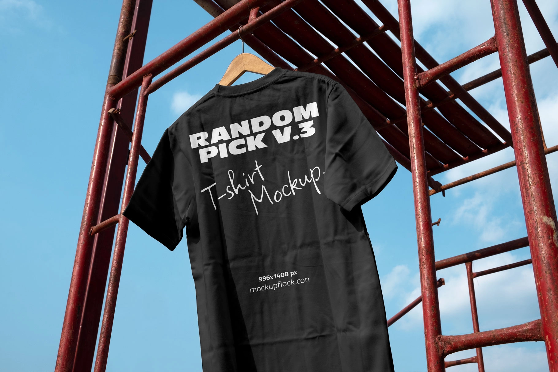 RP V.3 Hanging T-Shirt Mockup
