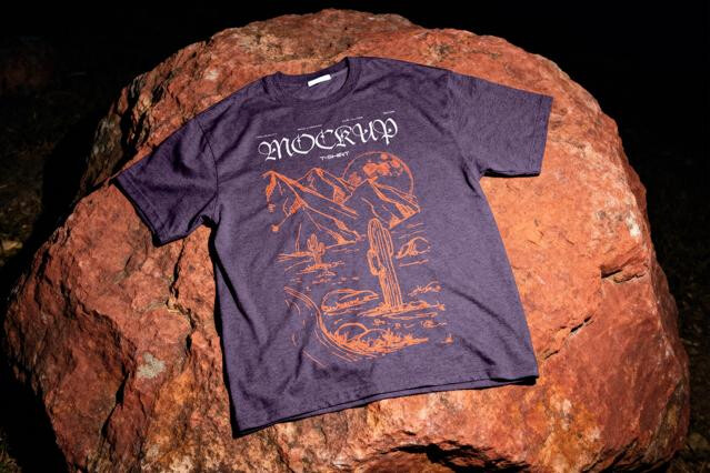 Outdoor T-Shirt Mockup on Natural Stone