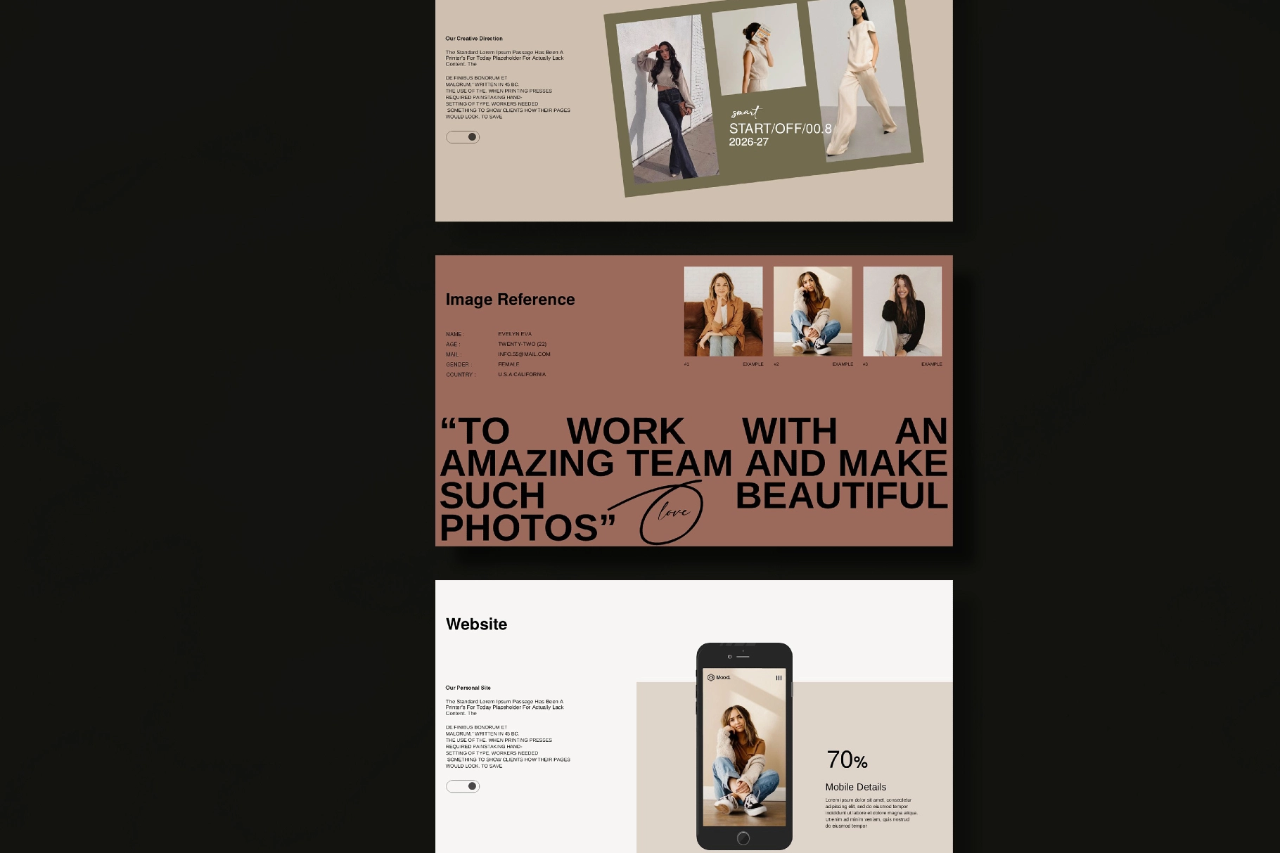 Mood Board Presentation Template