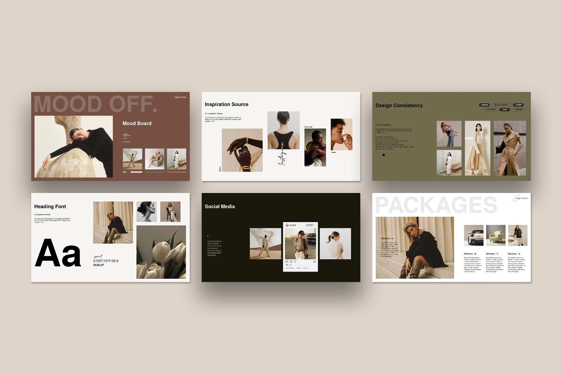Mood Board Presentation Template