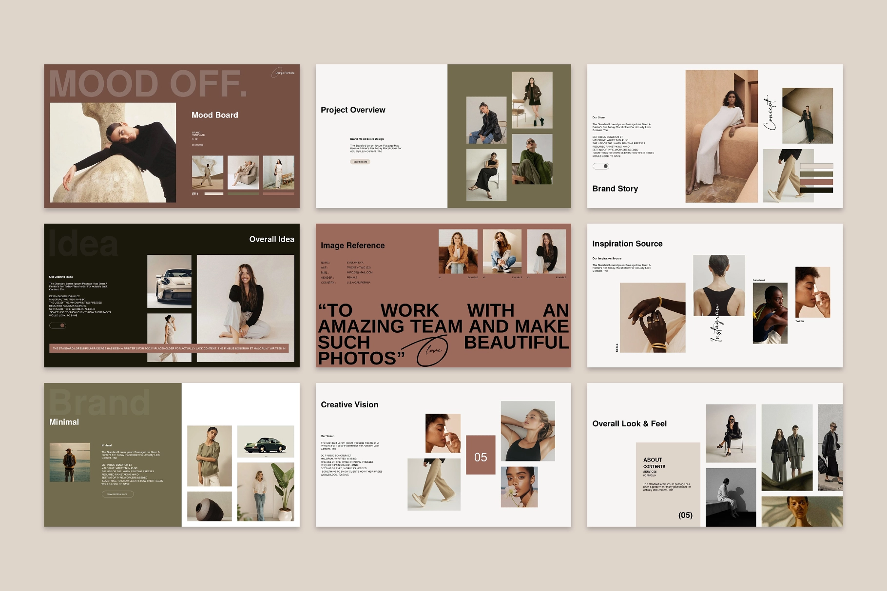 Mood Board Presentation Template