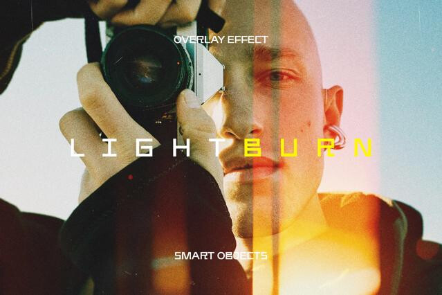 Film Burn Photo Effect