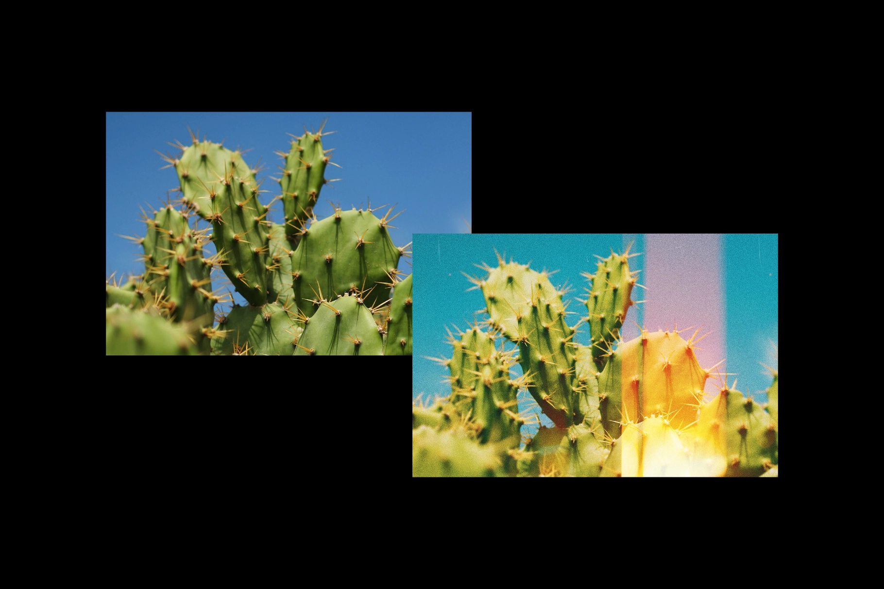 Film Burn Photo Effect