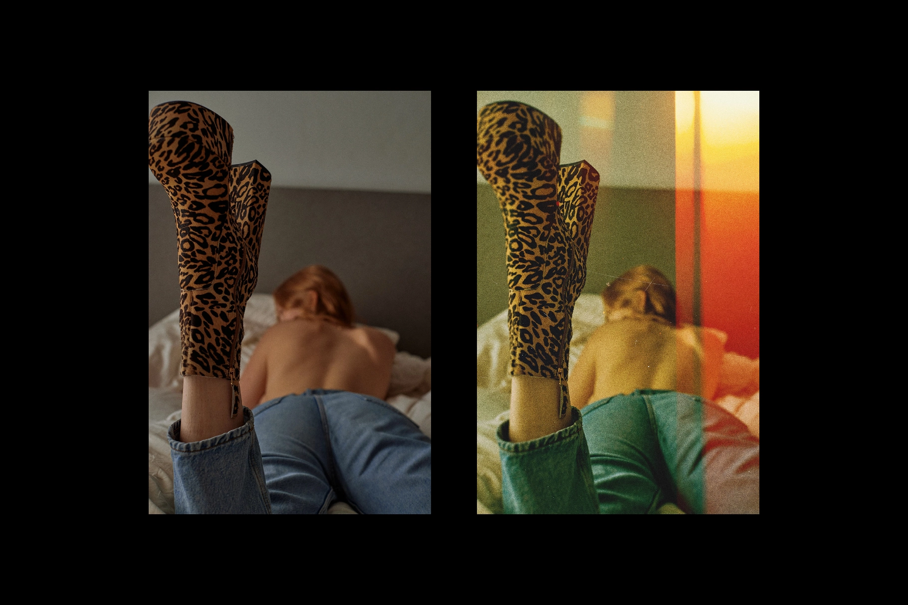 Film Burn Photo Effect