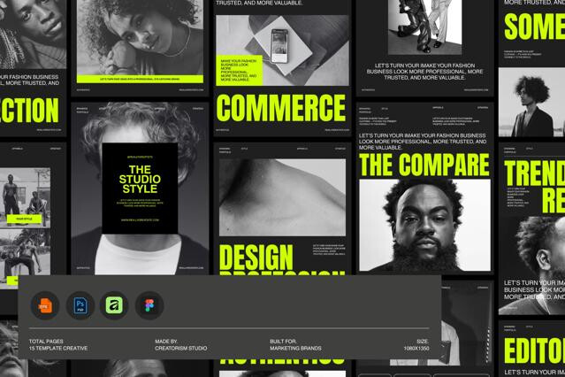 Brand Strategy - Fashion Social Media Template