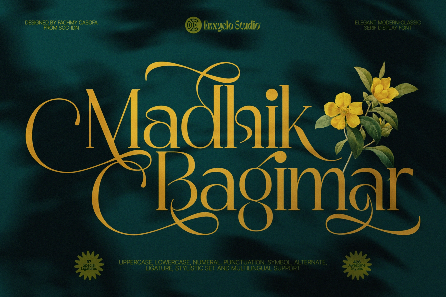 MADHIK BAGIMAR — Elegant Luxury Serif Font