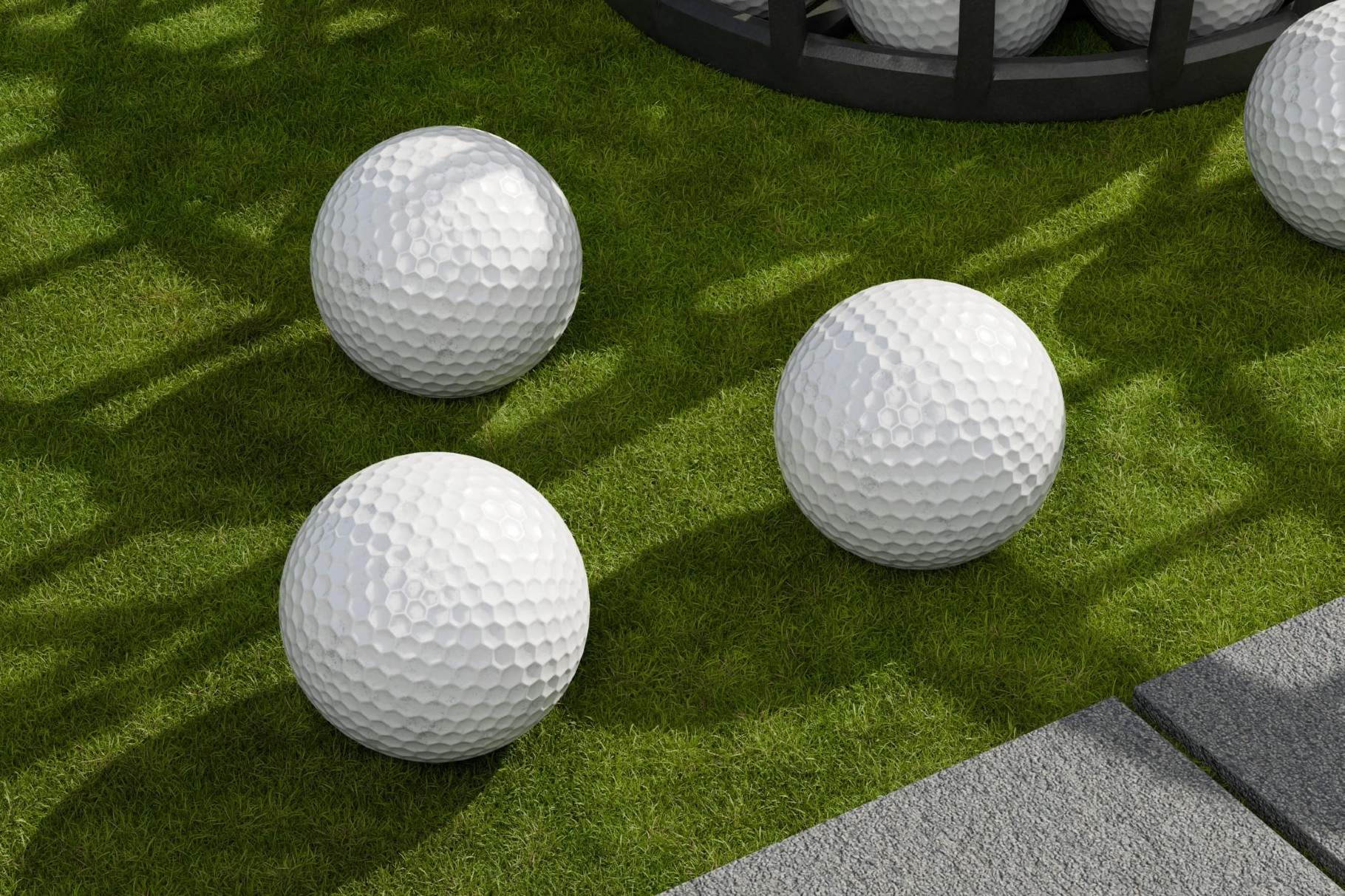 Golf Ball Mockup Set