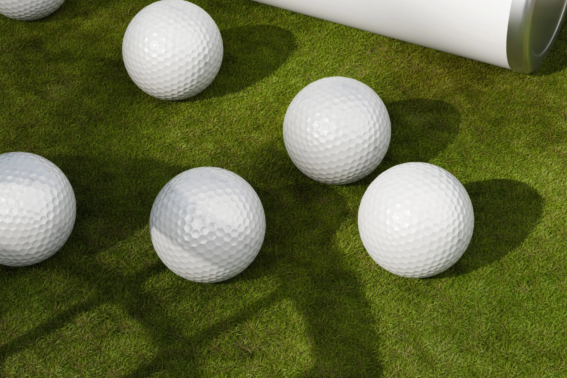 Golf Ball Mockup Set