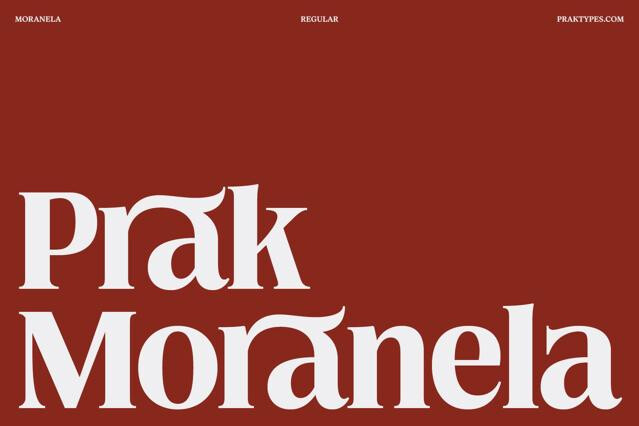 PRAK Moranela - Luxury Serif Font
